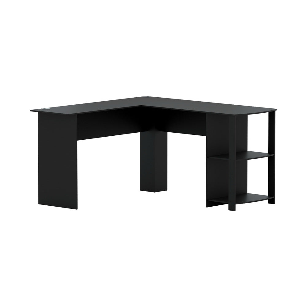 The Zenith Adaptive Corner Desk | Black L-Shaped Workstation