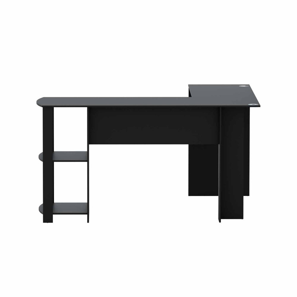 The Zenith Adaptive Corner Desk | Black L-Shaped Workstation