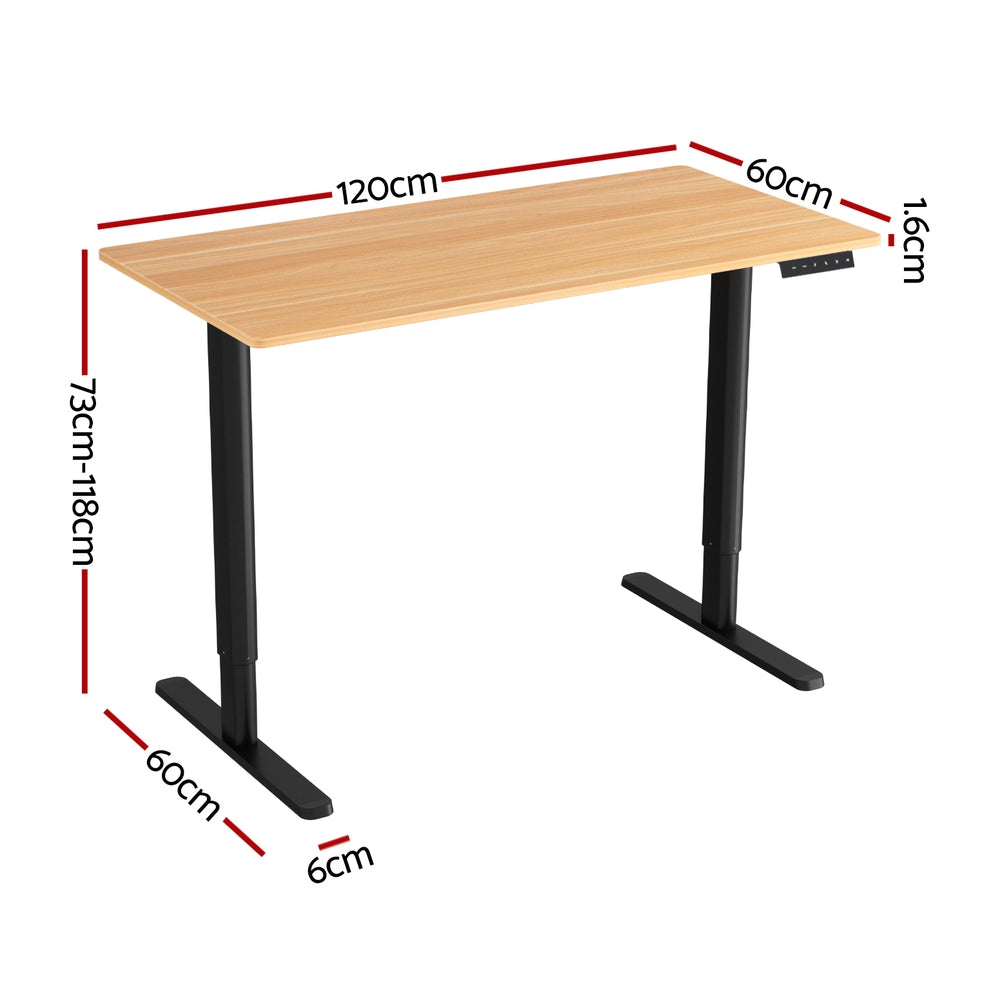 Crest Electric Standing Desk 120cm | Sit Stand Desk