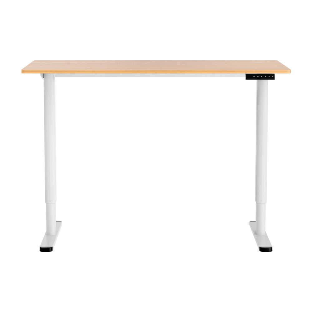 Crest Electric Standing Desk 120cm | White Legs Sit Stand Desk