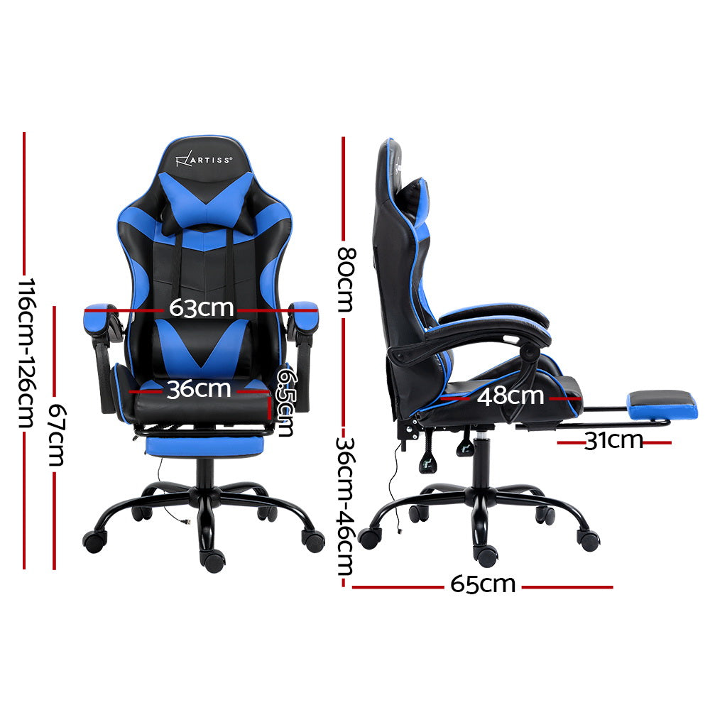 Vortex Massage Chair — Blue