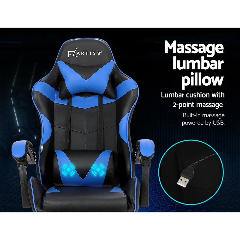 Vortex Massage Chair — Blue