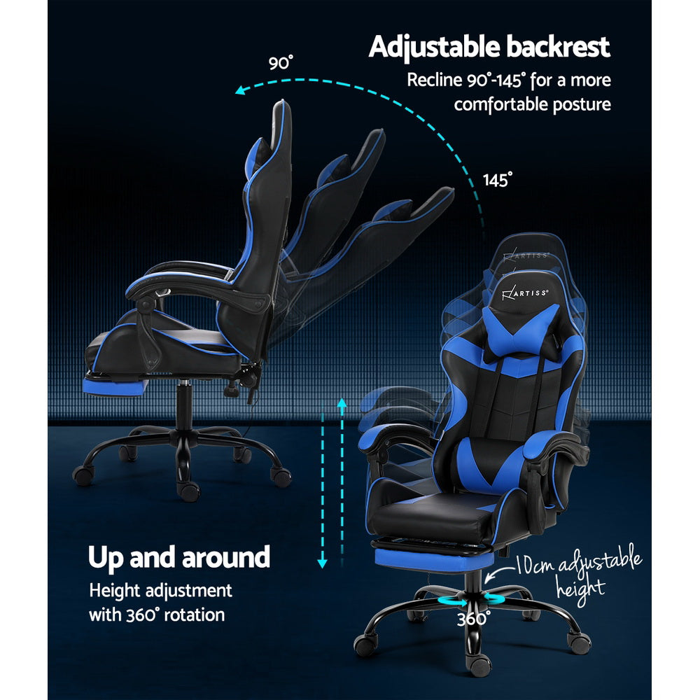 Vortex Massage Chair — Blue