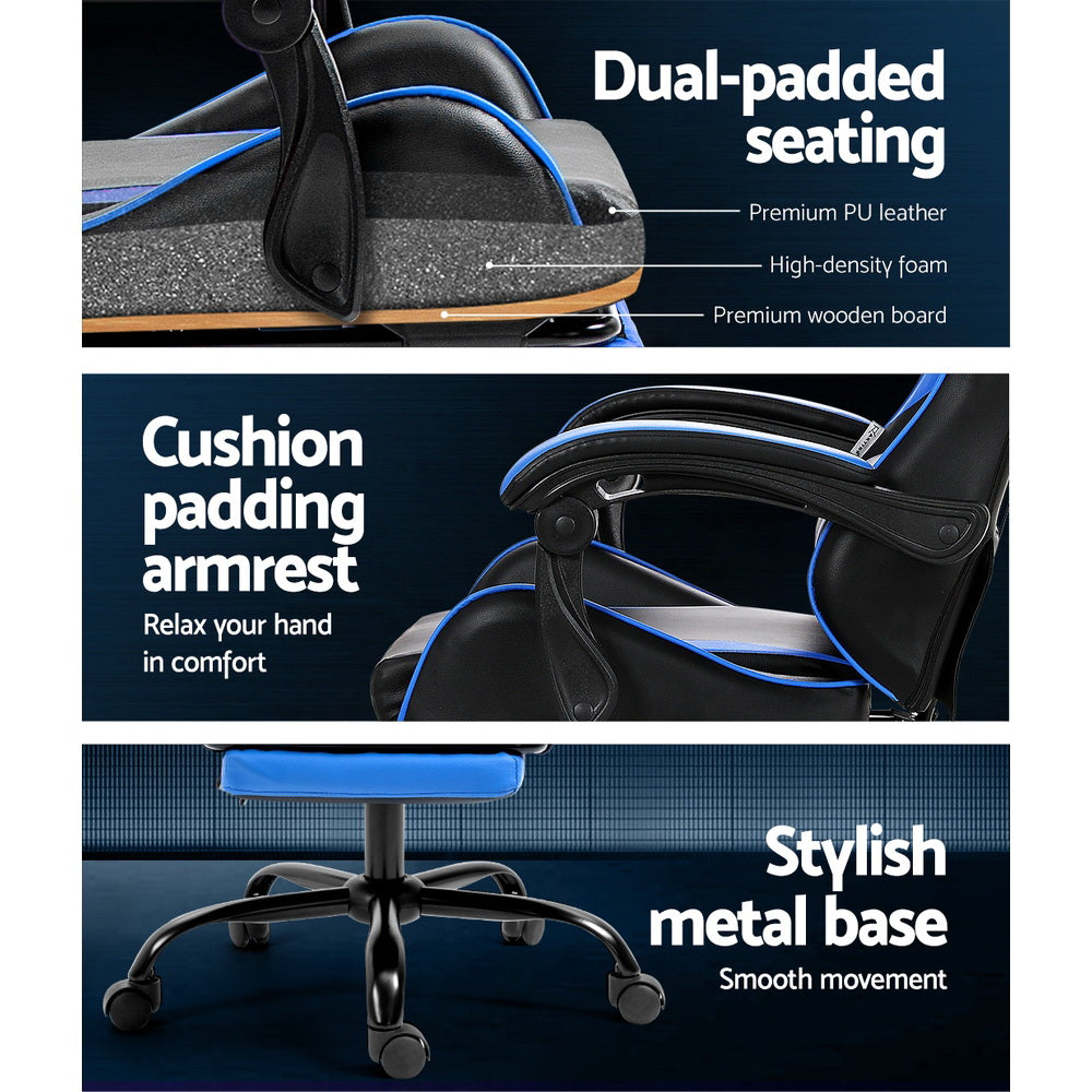 Vortex Massage Chair — Blue