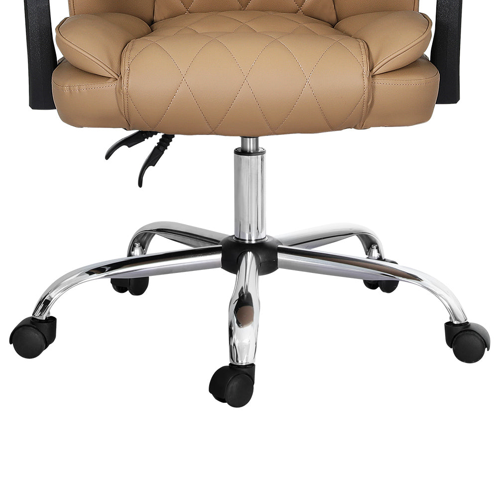 The Summit Executive Recliner | Espresso Leather Office Chair with Footrest