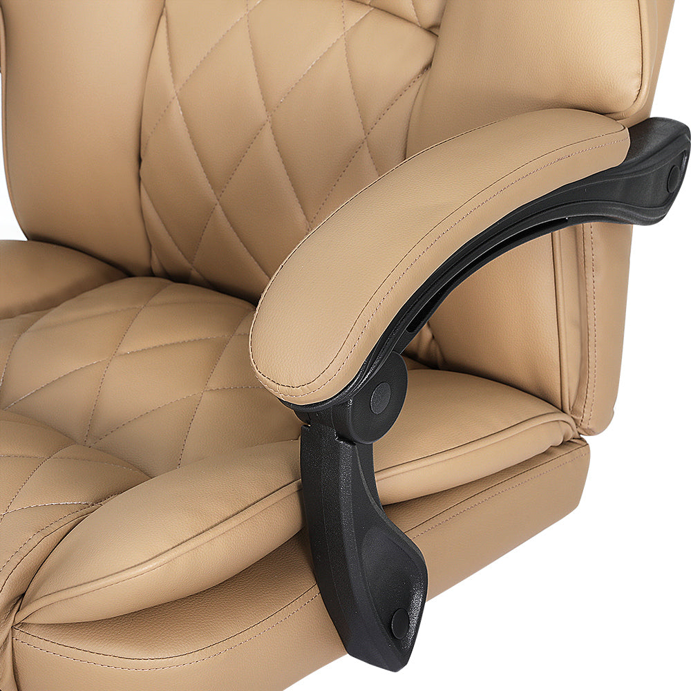 The Summit Executive Recliner | Espresso Leather Office Chair with Footrest