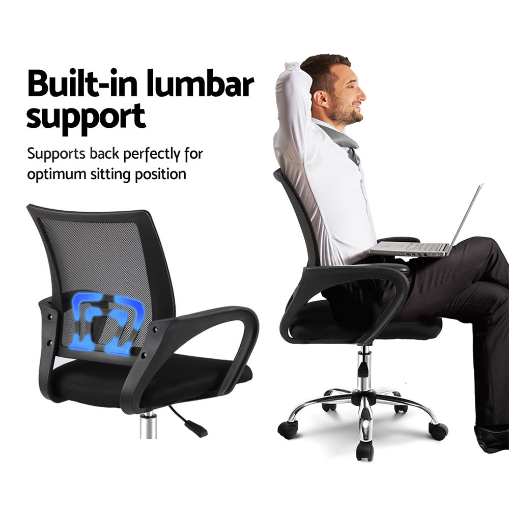 The Vector Adaptive Task Chair | Black Mesh Ergonomic Office Seat