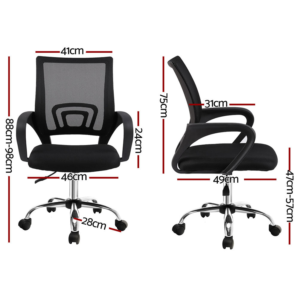 Dual Suite Black Vector Adaptive Task Chair | Mesh Ergonomic Office Seats