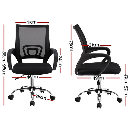 Dual Suite Black Vector Adaptive Task Chair | Mesh Ergonomic Office Seats