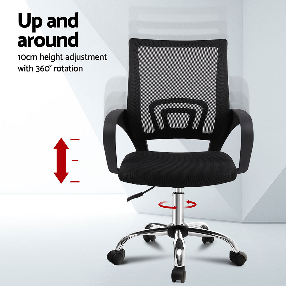 Dual Suite Black Vector Adaptive Task Chair | Mesh Ergonomic Office Seats