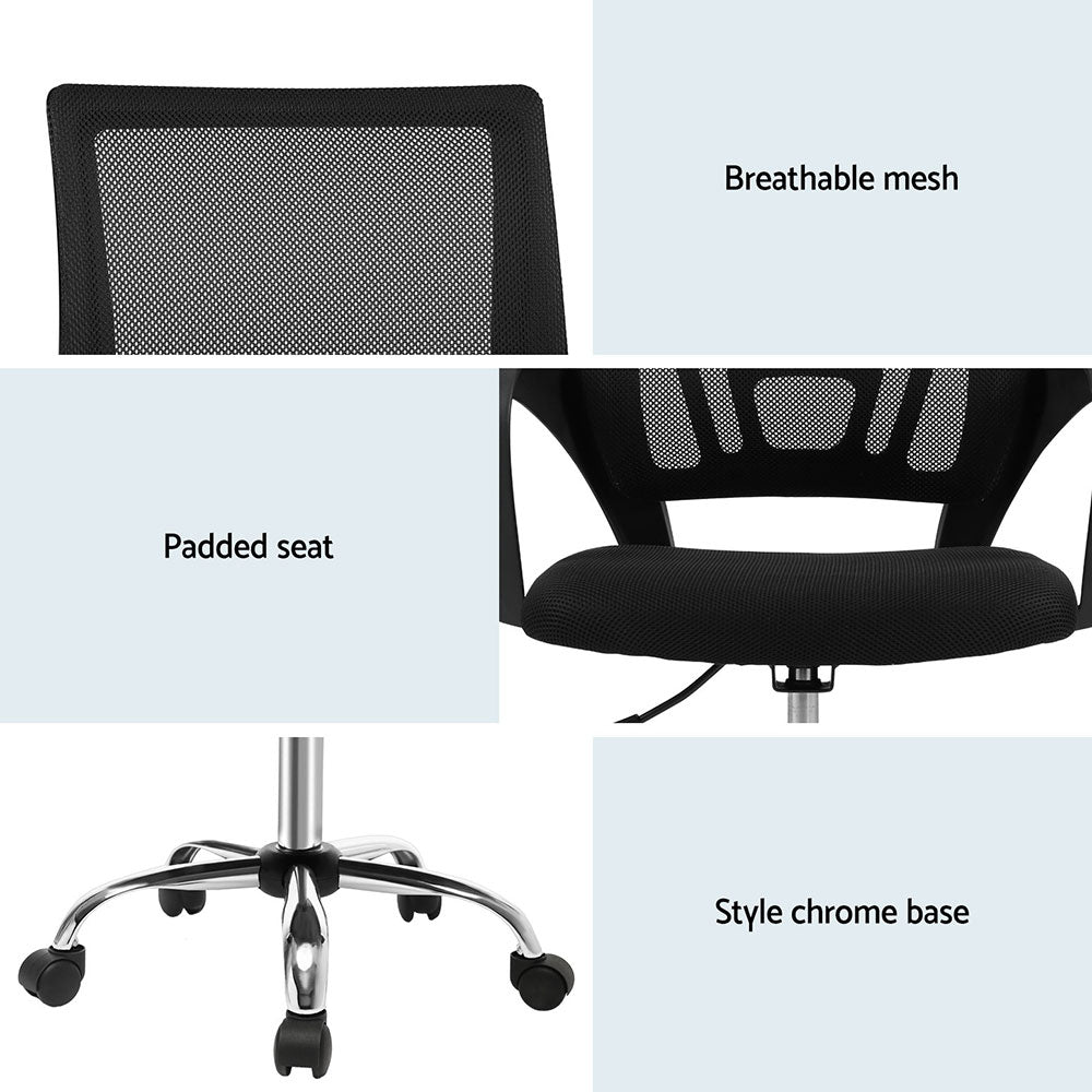 Dual Suite Black Vector Adaptive Task Chair | Mesh Ergonomic Office Seats