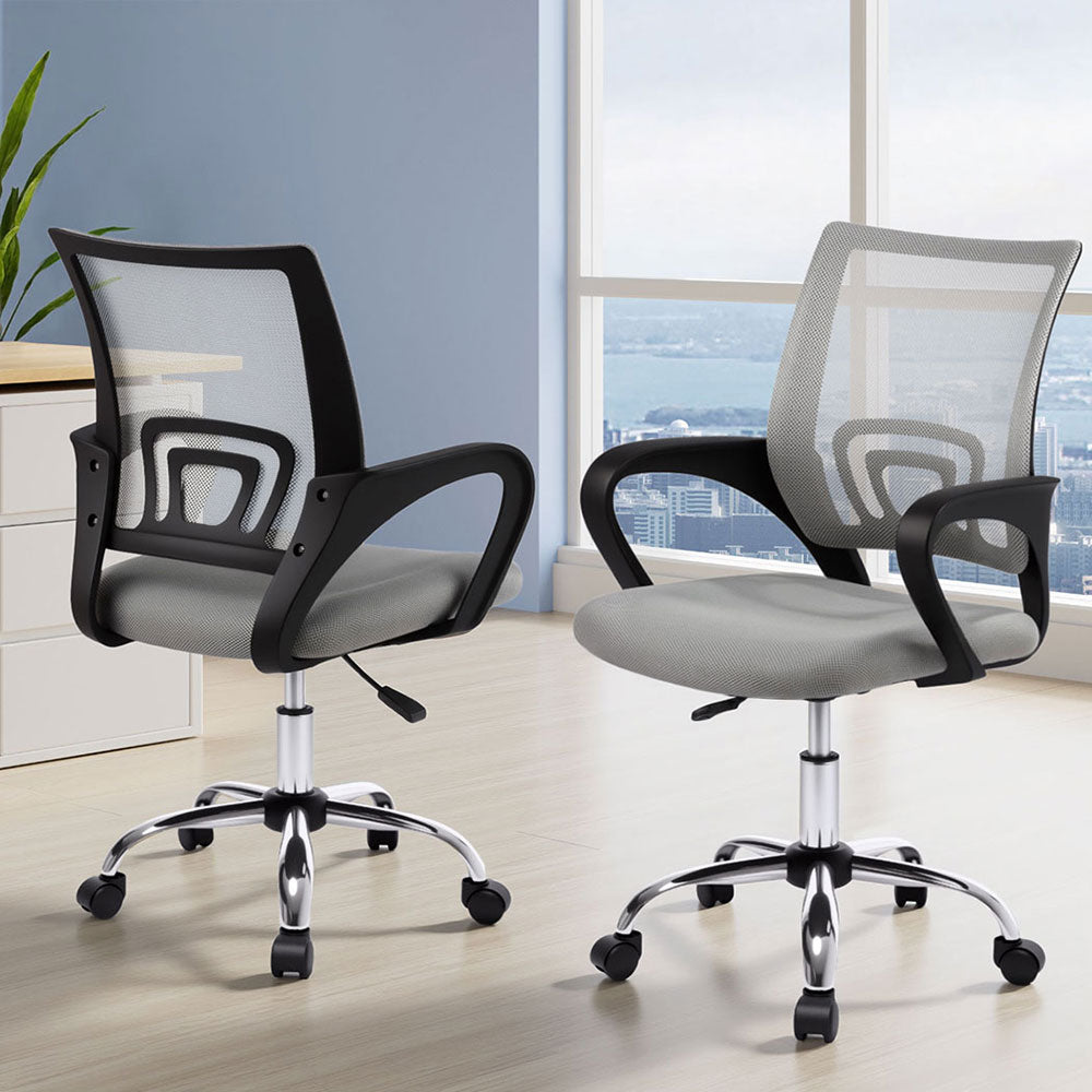 Dual Suite Grey Vector Adaptive Task Chair | Mesh Ergonomic Office Seats