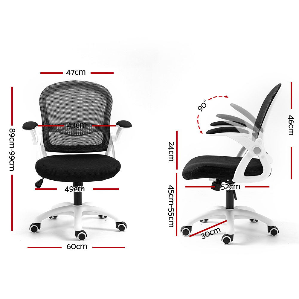 Orbit 360 High-Motion Task Chair | Mid Black Ergonomic Mesh Desk Chair