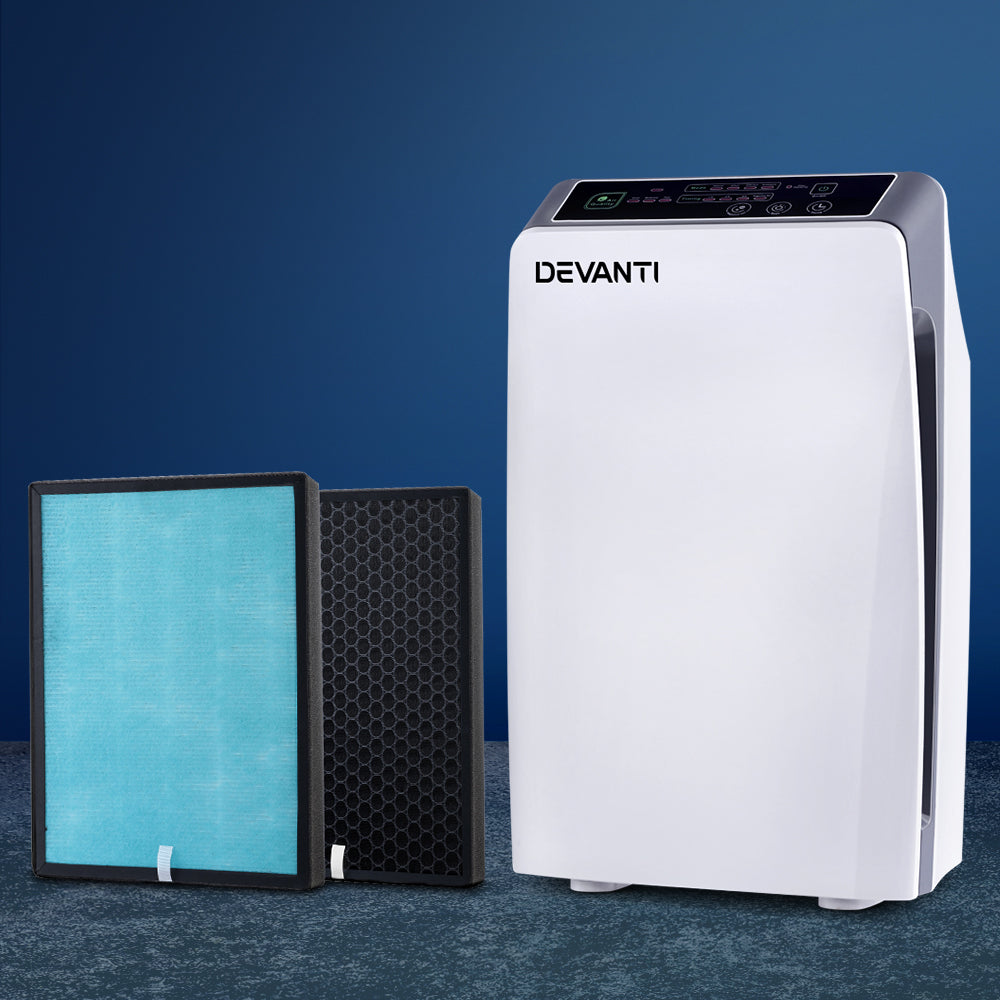 The Devanti Smart HEPA Air Purifier with Built-in Ioniser