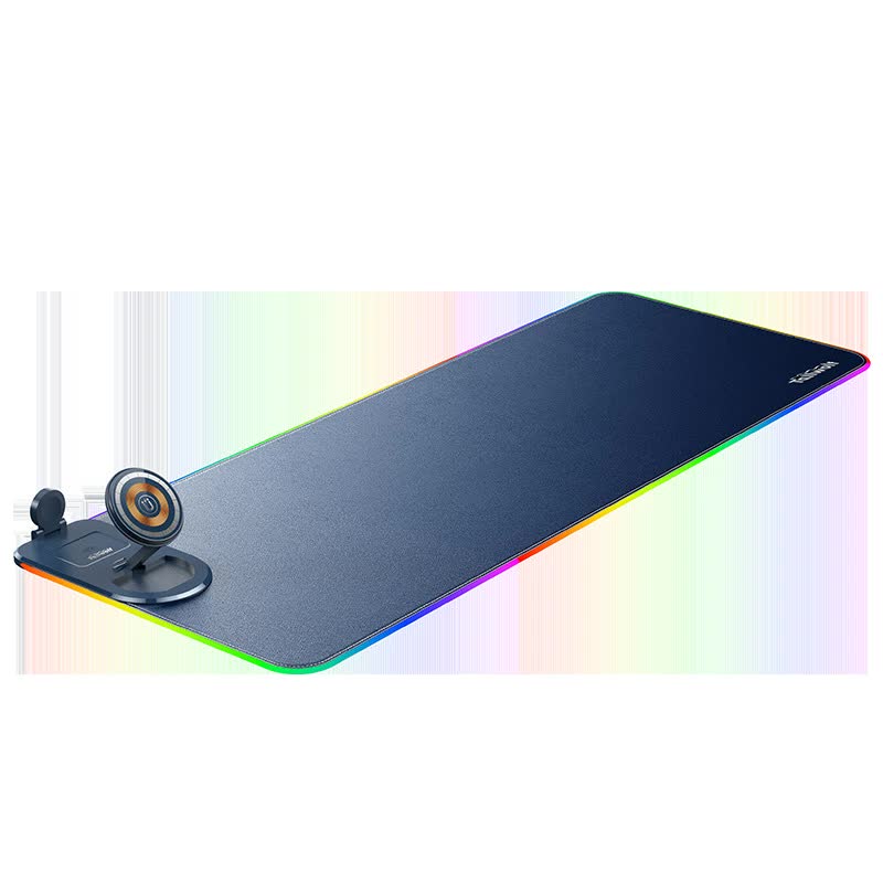 Aura Continuum RGB Desk Mat — Blue