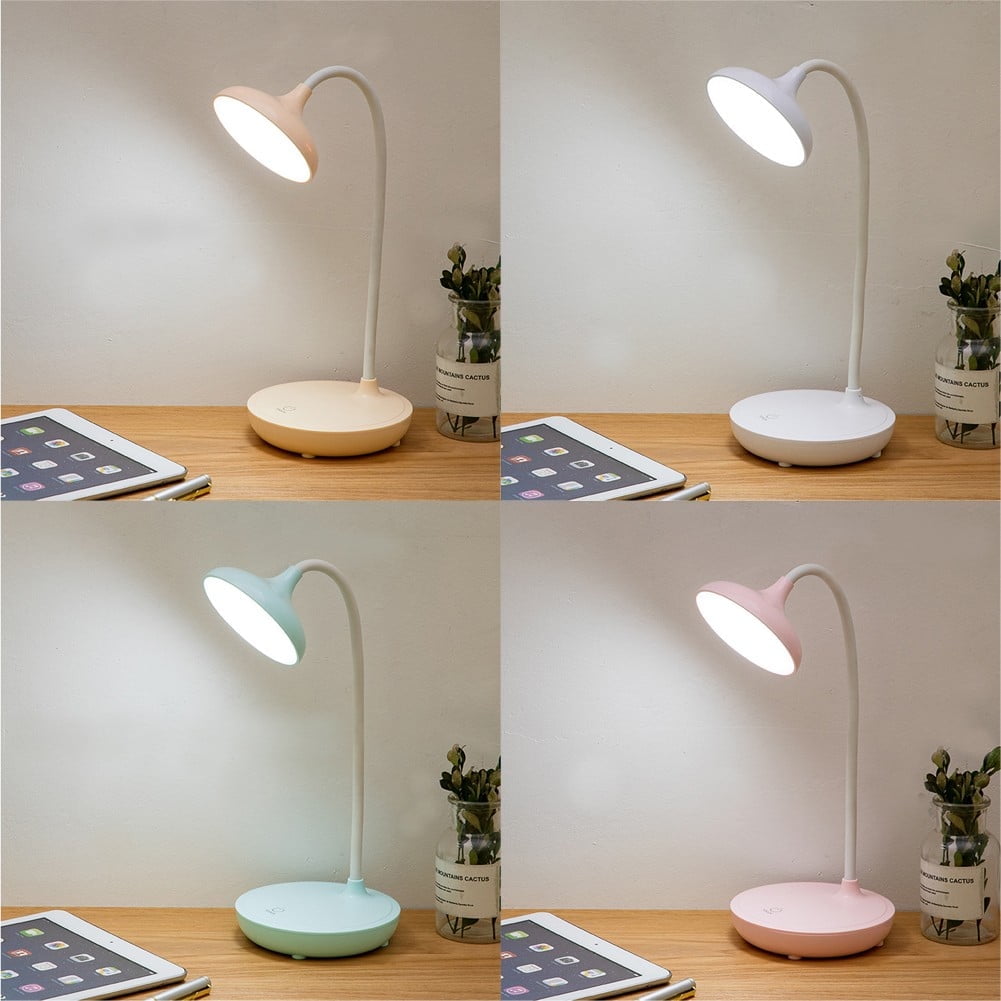 FlexiGlow Pink LED Desk Lamp - Touch Control & 360° Neck