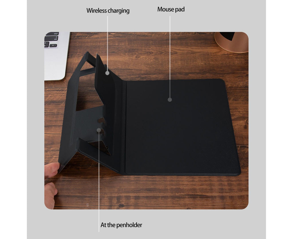 Aura Matrix | 15W Multi-Function Charging Desk Mat