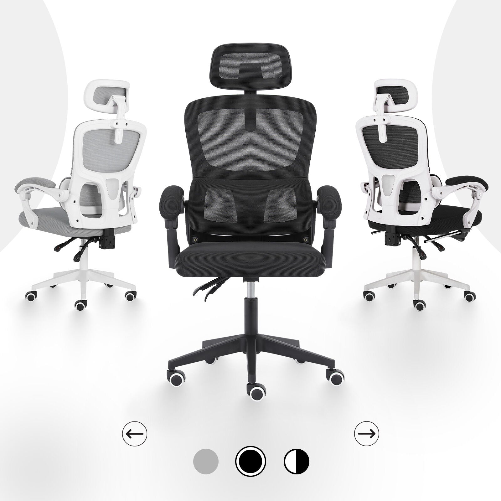 The Axis Adaptive Reclining Command Chair | Black Office Seat