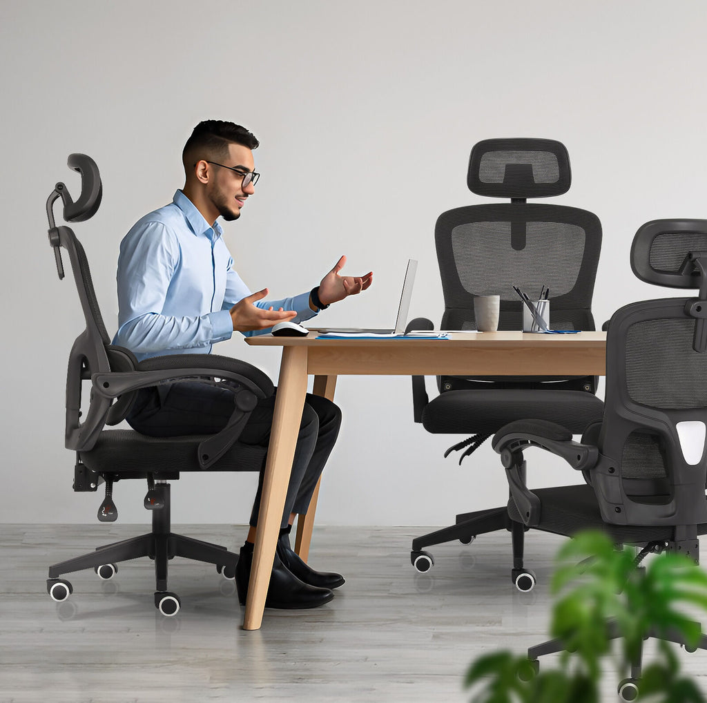 The Axis Adaptive Reclining Command Chair | Black Office Seat