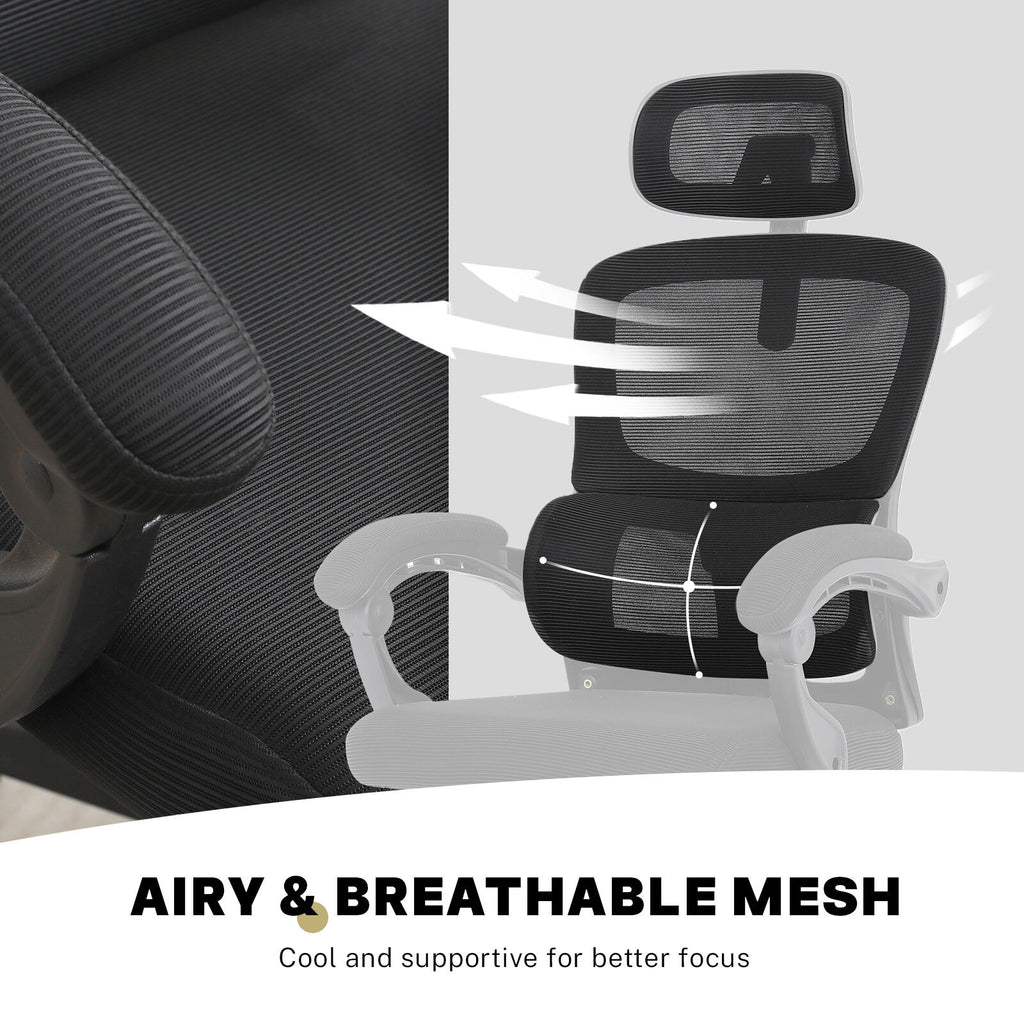 The Axis Adaptive Reclining Command Chair | Black Office Seat