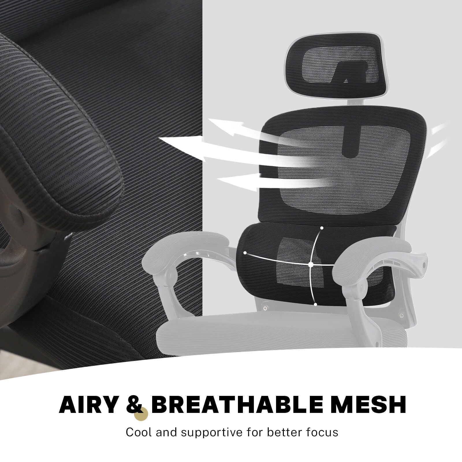 The Axis Adaptive Reclining Command Chair | Black Office Seat