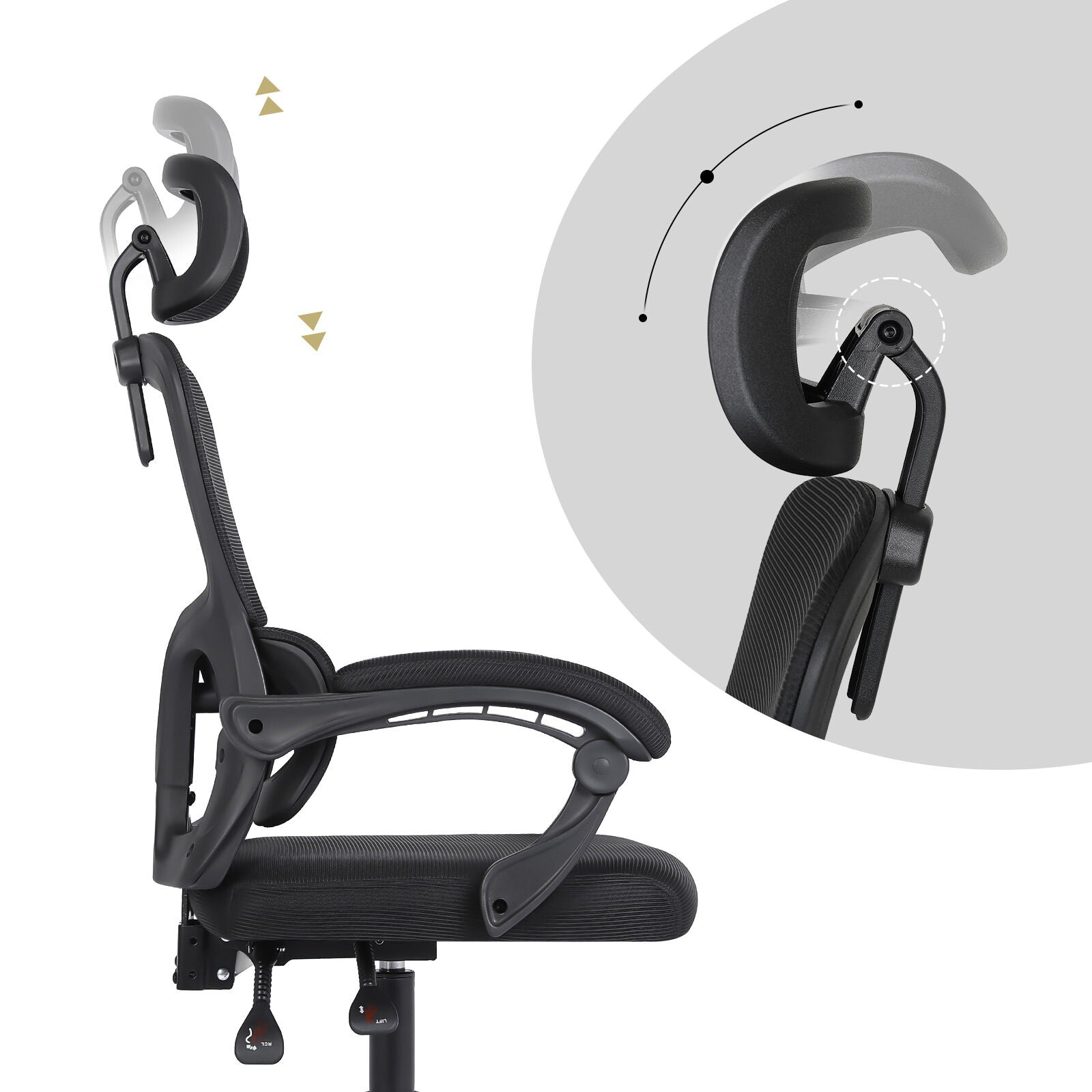 The Axis Adaptive Reclining Command Chair | Black Office Seat