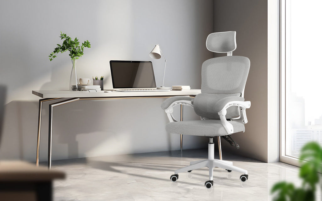 The Axis Adaptive Reclining Command Chair | Grey Office Seat