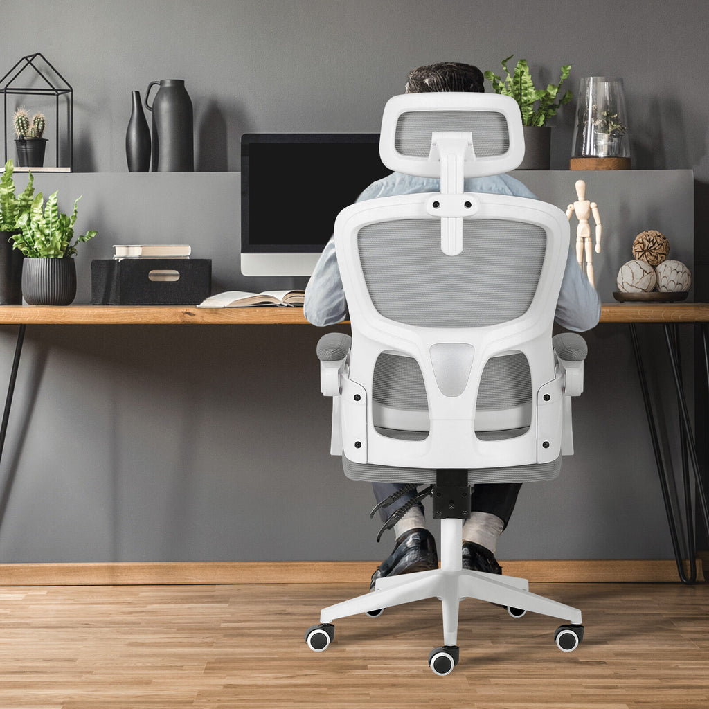 The Axis Adaptive Reclining Command Chair | Grey Office Seat