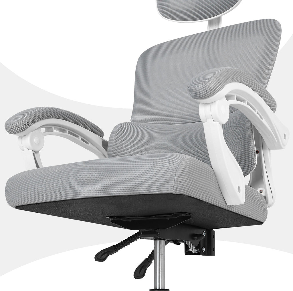 The Axis Adaptive Reclining Command Chair | Grey Office Seat