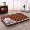 Ridge Pet Sofa Bed | Roasted Coffee Large Orthopedic Support Mat