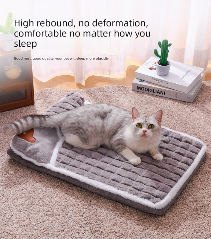 Ridge Pet Sofa Bed | Roasted Coffee Small Orthopaedic Support Mat