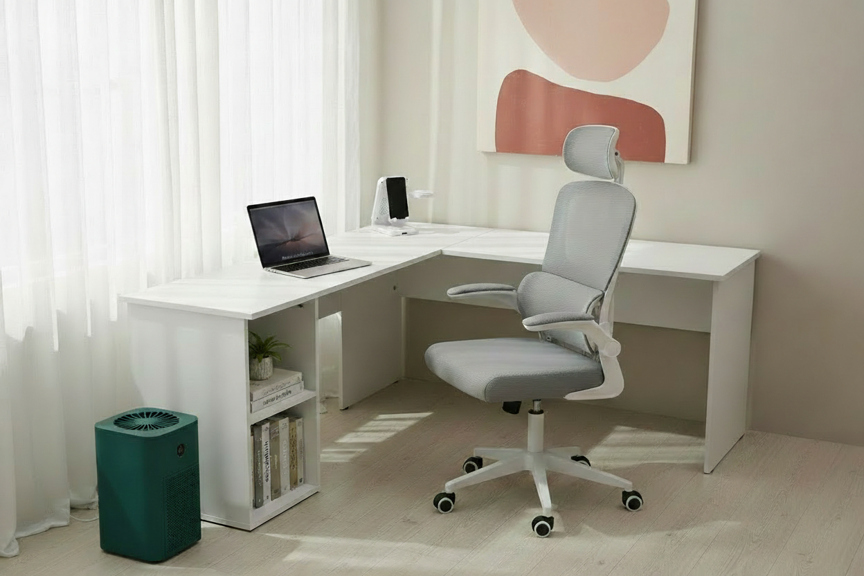 Home Office with Updated Charger